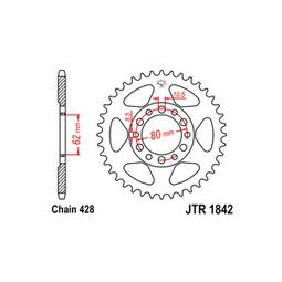 CORONA ACCIAIO YAMAHA (428) 51 D