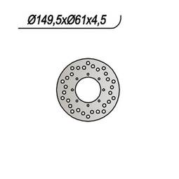 DISCO FRENO POST. 149,5-74,5-61-4,5-8-