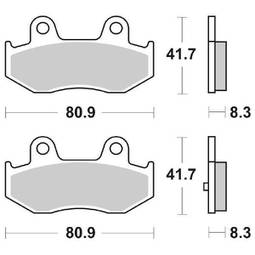 CP.PAST. FRENO POST. 174-781 POST.SUZUKI BURGMAN400(01)